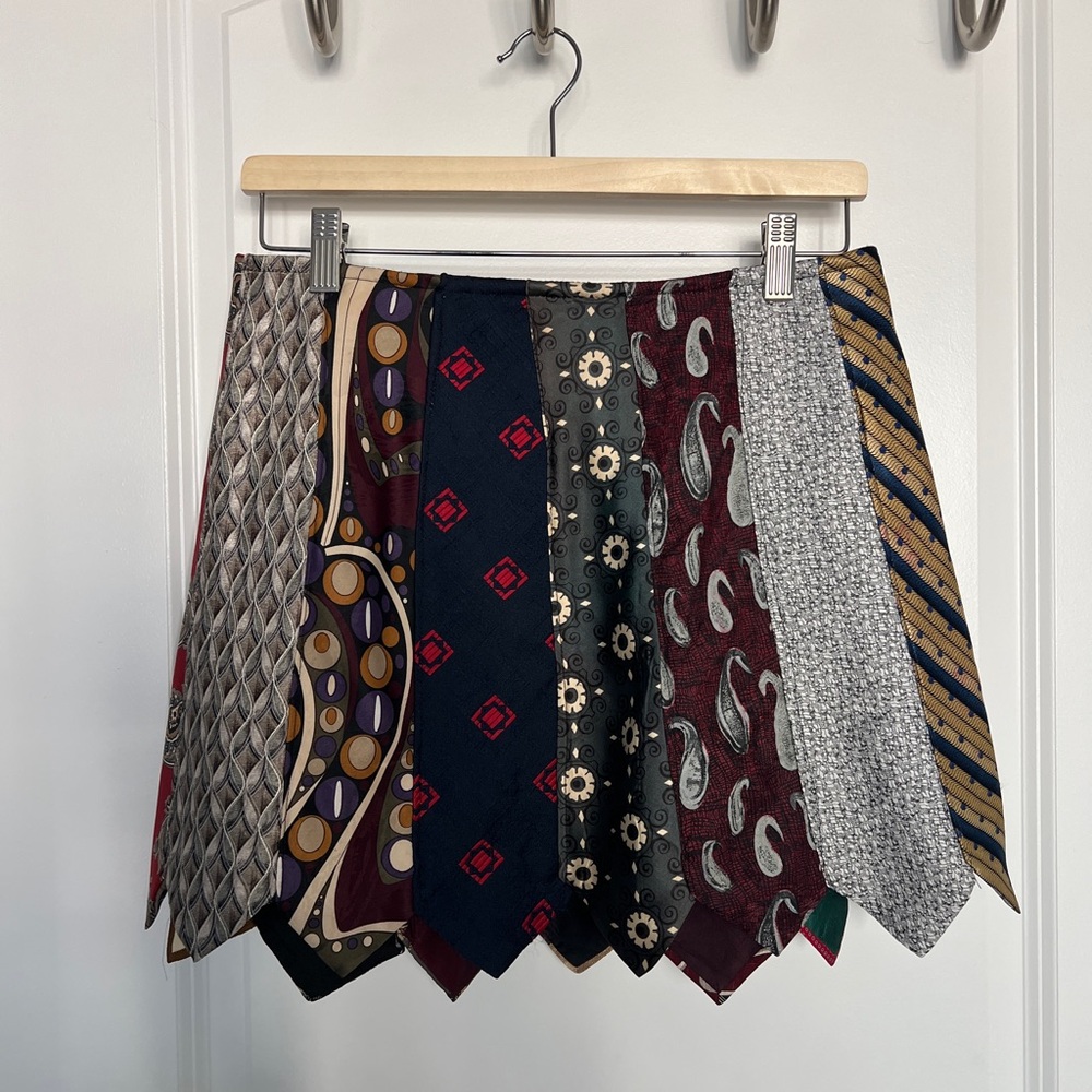 One Of A Kind Asymmetrical Skirt - Multicolor
